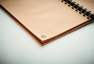 Logotrade promotional product image of: A5 ring bound Bamboo notebook
