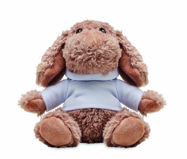 Logo trade promotional product photo of: Dog plush wearing a hoodie