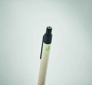 Logo trade business gift photo of: Milk carton paper ball pen