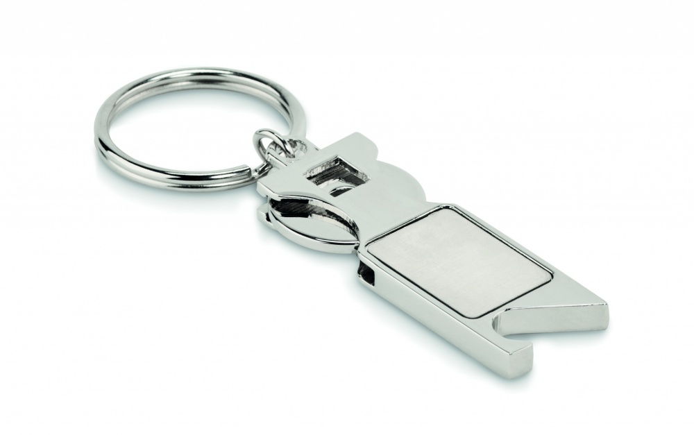 Logotrade corporate gifts photo of: Euro Token key ring Porvoo