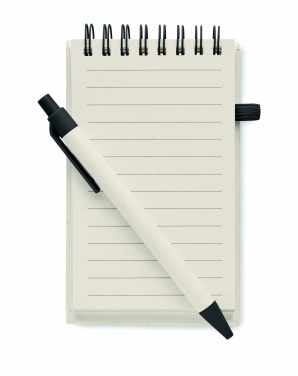 Logo trade promotional merchandise image of: A6 milk carton notebook set