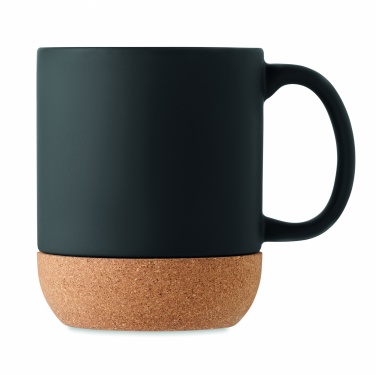 Logo trade promotional item photo of: Matt ceramic cork mug 300 ml