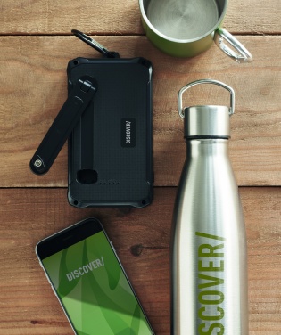 Logo trade promotional merchandise photo of: 8000 mAh solar dynamo charger