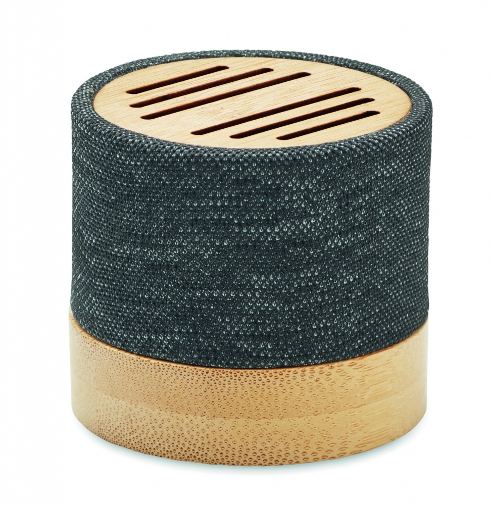 Logotrade corporate gifts photo of: Bamboo RPET wireless speaker