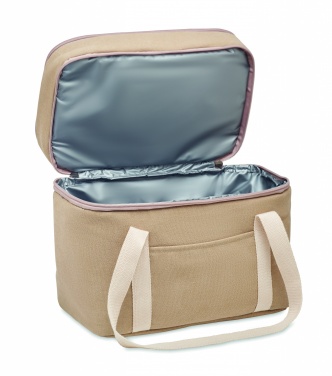 Logo trade corporate gifts picture of: Cooler bag canvas 320 gr/m²