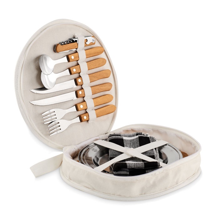 Logo trade corporate gift photo of: Picnic 2 person set in pouch