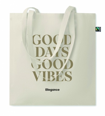 Logo trade promotional gifts image of: Shopping bag Fairtrade