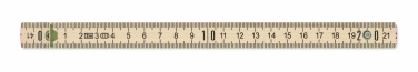 Logotrade promotional product image of: Carpenter ruler in wood 2m