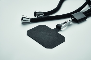 Logo trade corporate gift photo of: RPET Phone holder lanyard