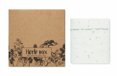 Logo trade advertising products image of: Herb seeds tape 3 meter