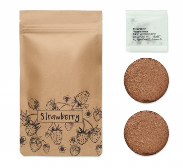 Logo trade promotional gifts picture of: Strawberry growing kit