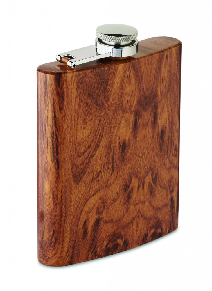 Logo trade promotional merchandise picture of: Slim hip flask 190 ml