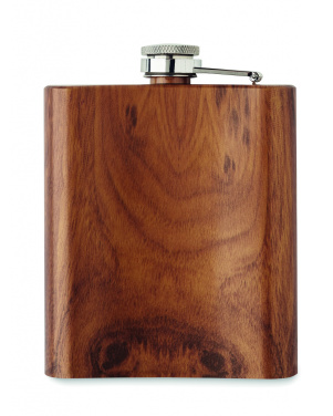 Logo trade corporate gift photo of: Slim hip flask 190 ml