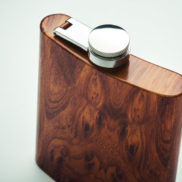 Logotrade promotional gift image of: Slim hip flask 190 ml