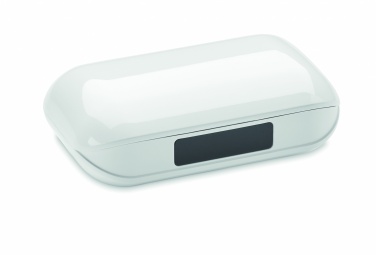 Logo trade promotional merchandise picture of: Recycled ABS TWS earbuds