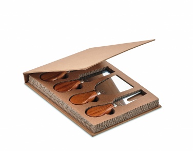 Logotrade advertising products photo of: Set of 4 cheese knives