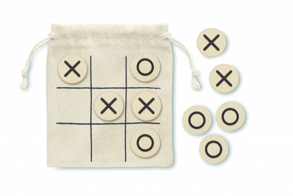 Logotrade promotional merchandise photo of: Wooden tic tac toe