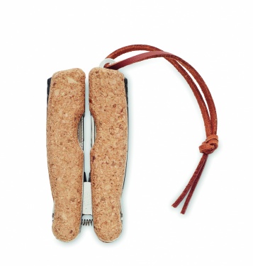 Logotrade promotional giveaway image of: Multi tool pocket knife cork