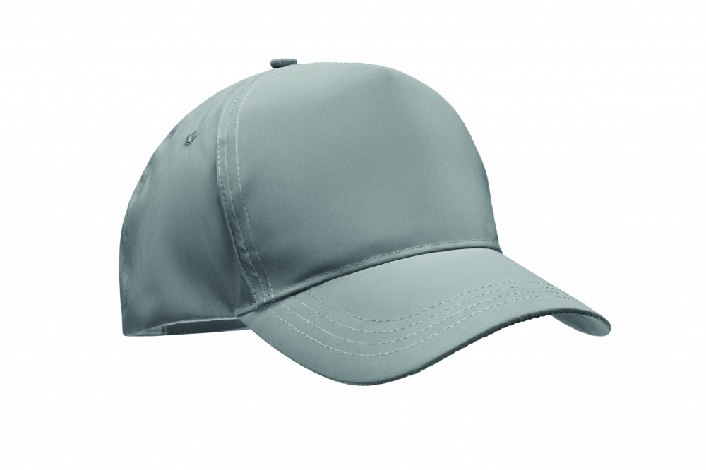 Logo trade promotional products image of: 5 panel reflective baseball cap