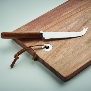 Logotrade advertising product image of: Acacia wood cheese board set Hannover