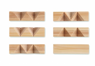 Logotrade promotional products photo of: Bamboo brain teaser star shape
