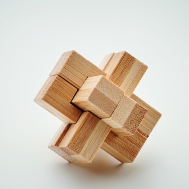 Logotrade corporate gift picture of: Bamboo brain teaser puzzle