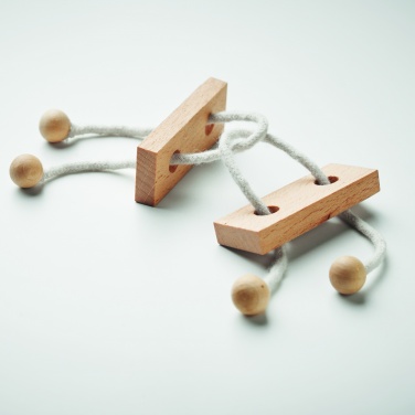 Logo trade promotional item photo of: Wooden brain teaser rectangle