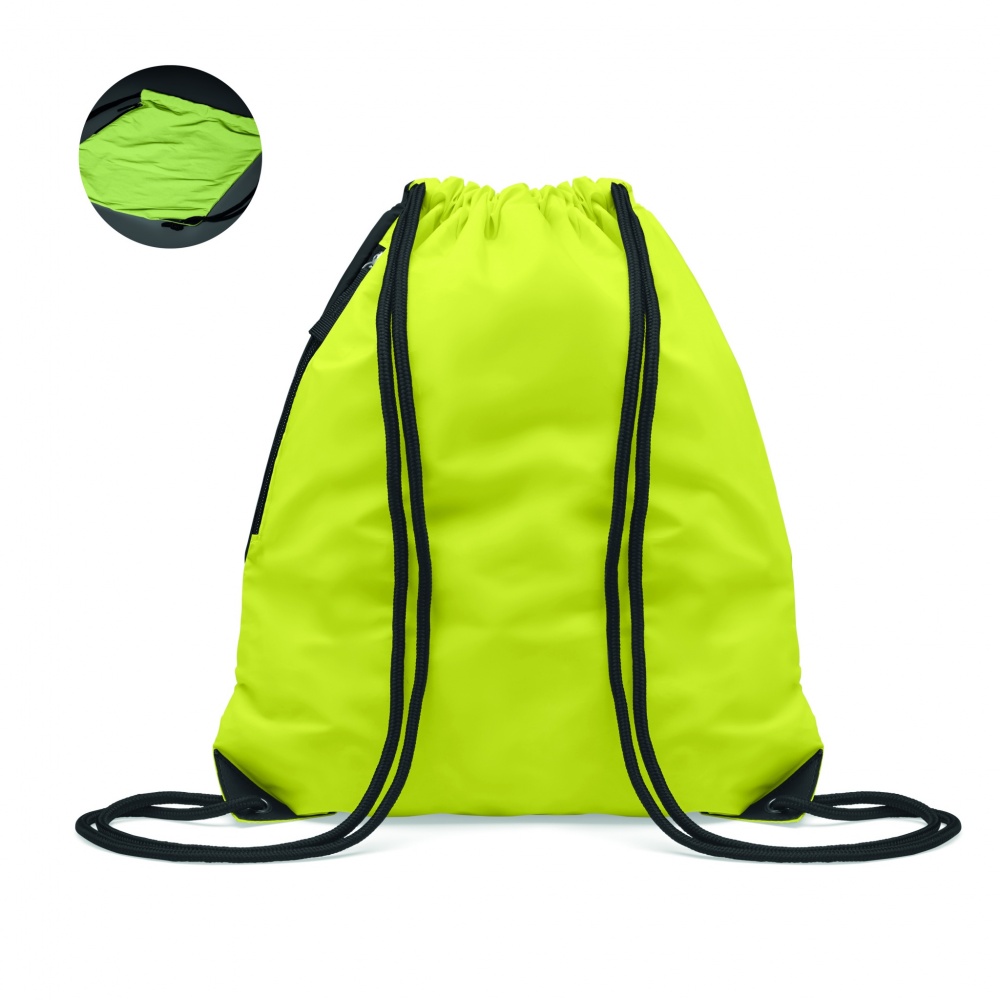 Logo trade promotional giveaways image of: Brightning drawstring bag