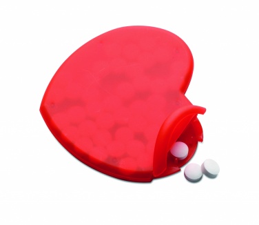 Logo trade promotional giveaway photo of: Heart shape peppermint box