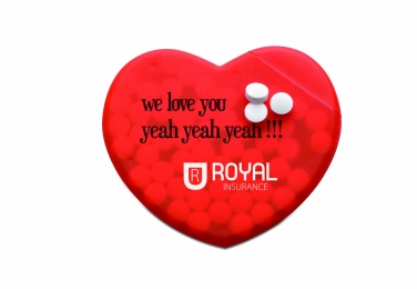Logo trade corporate gifts picture of: Heart shape peppermint box