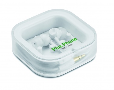 Logo trade promotional giveaways image of: Ear plug with silicone