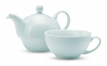 Logo trade promotional gift photo of: Teapot and cup set 400 ml