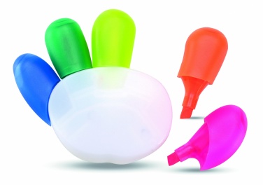 Logo trade promotional item photo of: 5 colour highlighter