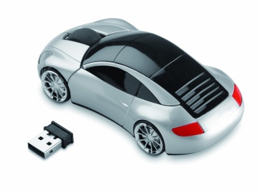 Logo trade advertising products image of: Wireless mouse in car shape