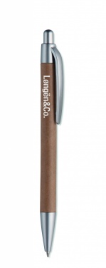 Logotrade promotional merchandise photo of: Carton barrel ball pen