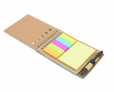 Logotrade promotional items photo of: Notepad with pen and memo pad