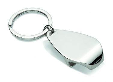 Logo trade promotional item photo of: Bottle opener key ring Tornio