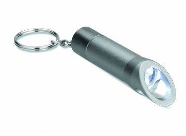 Logo trade promotional item photo of: Metal torch key ring Ylivieska