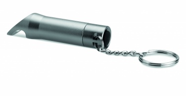 Logo trade corporate gifts image of: Metal torch key ring Ylivieska