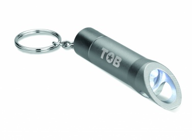 Logotrade promotional gift image of: Metal torch key ring Ylivieska