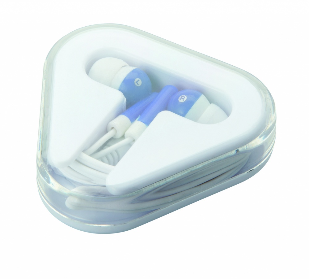 Logo trade promotional merchandise image of: Earphones in PS case