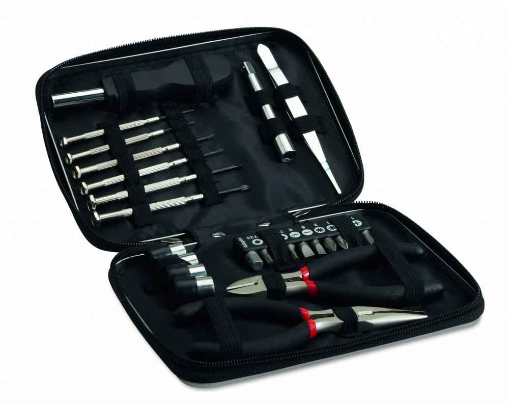 Logotrade promotional products photo of: 26 pcs tool in aluminium case