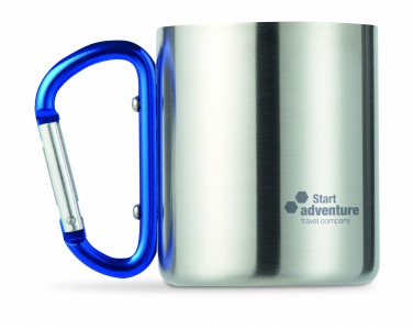 Logotrade promotional merchandise image of: Metal mug & carabiner handle