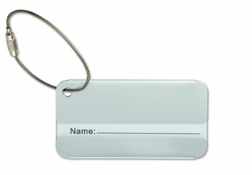 Logotrade promotional merchandise image of: Aluminium luggage tag