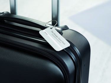 Logotrade corporate gift picture of: Aluminium luggage tag