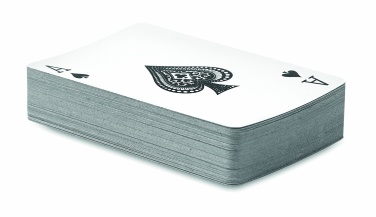 Logo trade promotional giveaways image of: Playing cards in pp case