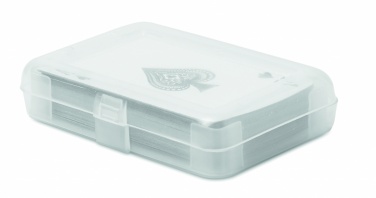 Logo trade promotional items picture of: Playing cards in pp case