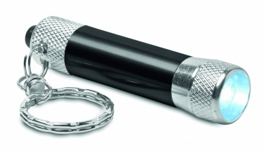 Logo trade promotional merchandise photo of: Aluminium torch with key ring