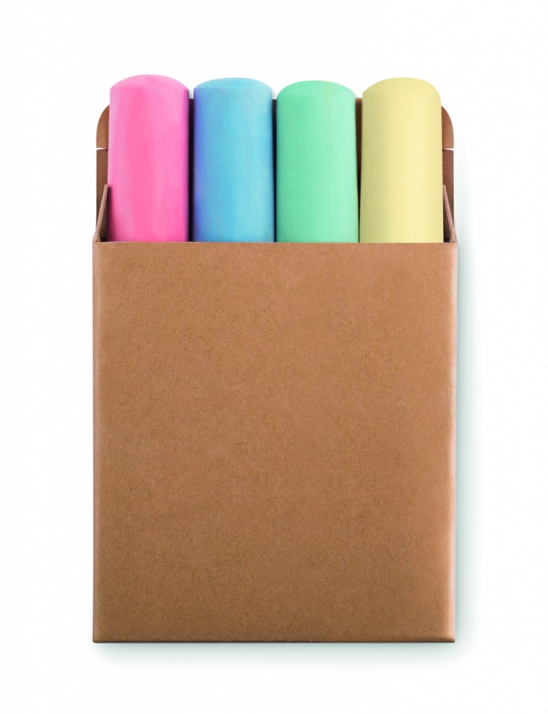 Logo trade business gifts image of: 4 chalk sticks