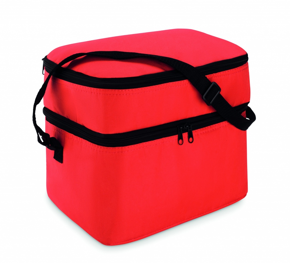 Logo trade promotional giveaways image of: Cooler bag with 2 compartments